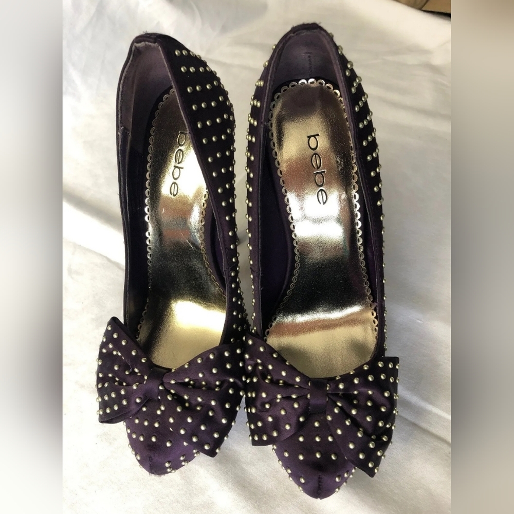 Bebe Studded Heels 👠